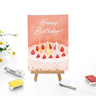 [엽서카드] POSTCARD - 달콤한 케이크, Happy Birthday